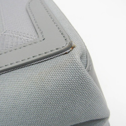 Balenciaga NAVY CABAS M 581292 Women's Leather,Canvas Tote Bag Light Blue Gray