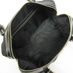Gucci Double G Mini Boston 170009 Women's Leather,Leather Handbag Black