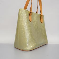 Louis Vuitton Tote Bag Vernis Houston M91053 Green Ladies
