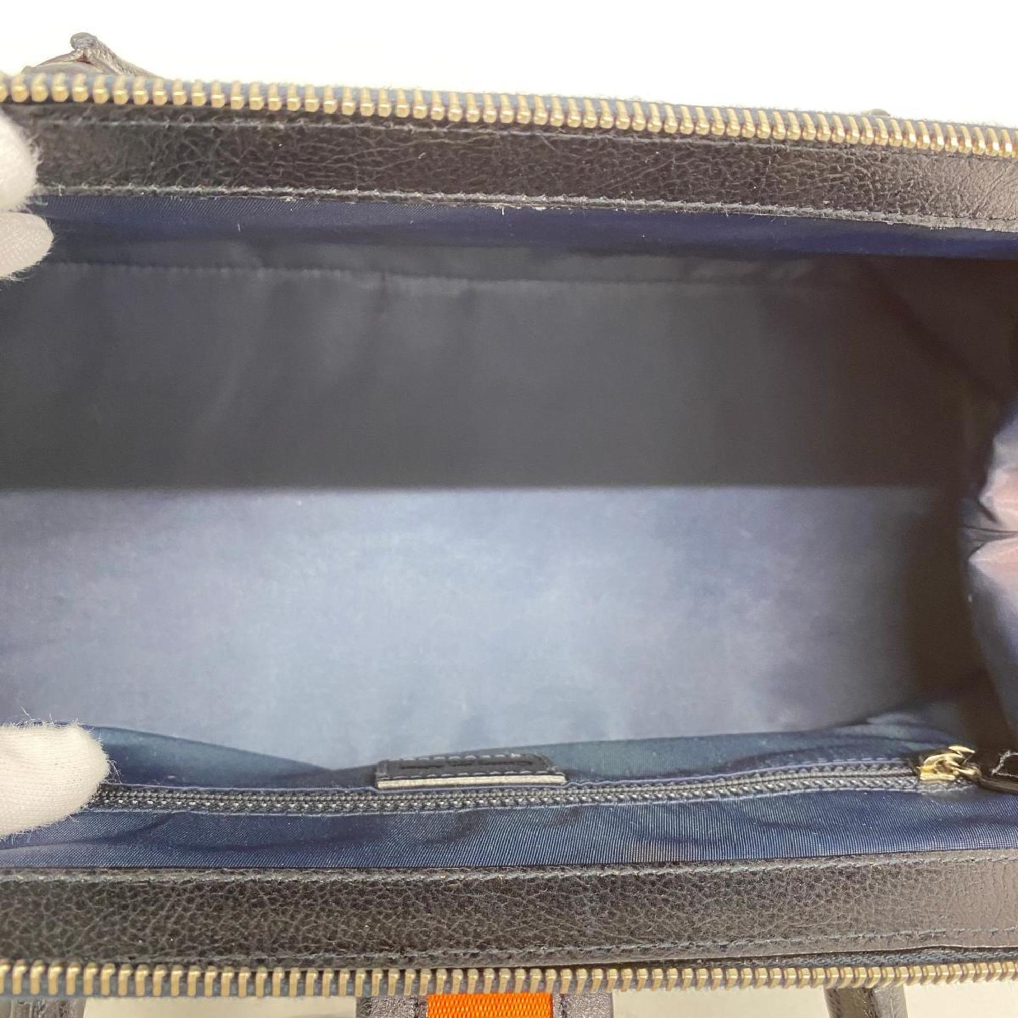 Christian Dior handbag Trotter denim navy ladies
