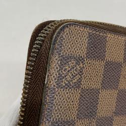 Louis Vuitton Long Wallet Damier Zippy N60015 Ebene Men's Women's