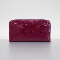 Louis Vuitton Long Wallet Vernis Zippy M91597 Rose Andian Ladies