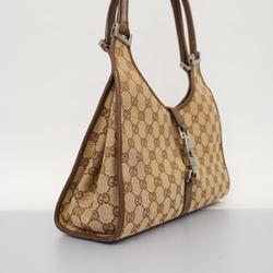 Gucci Handbag GG Canvas Jackie 002 1067 Brown Women's