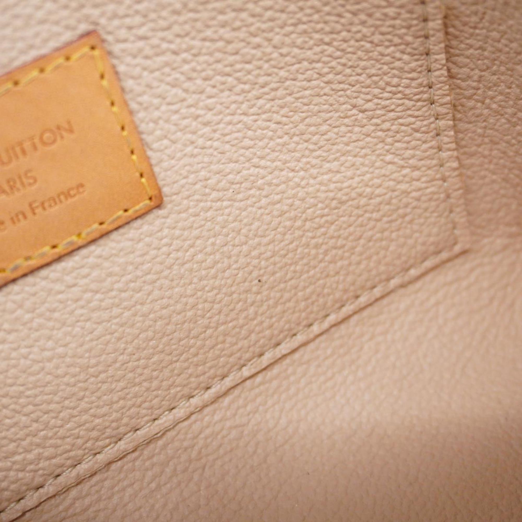 Louis Vuitton Pouch Monogram Pochette Tick M47515 Brown Ladies