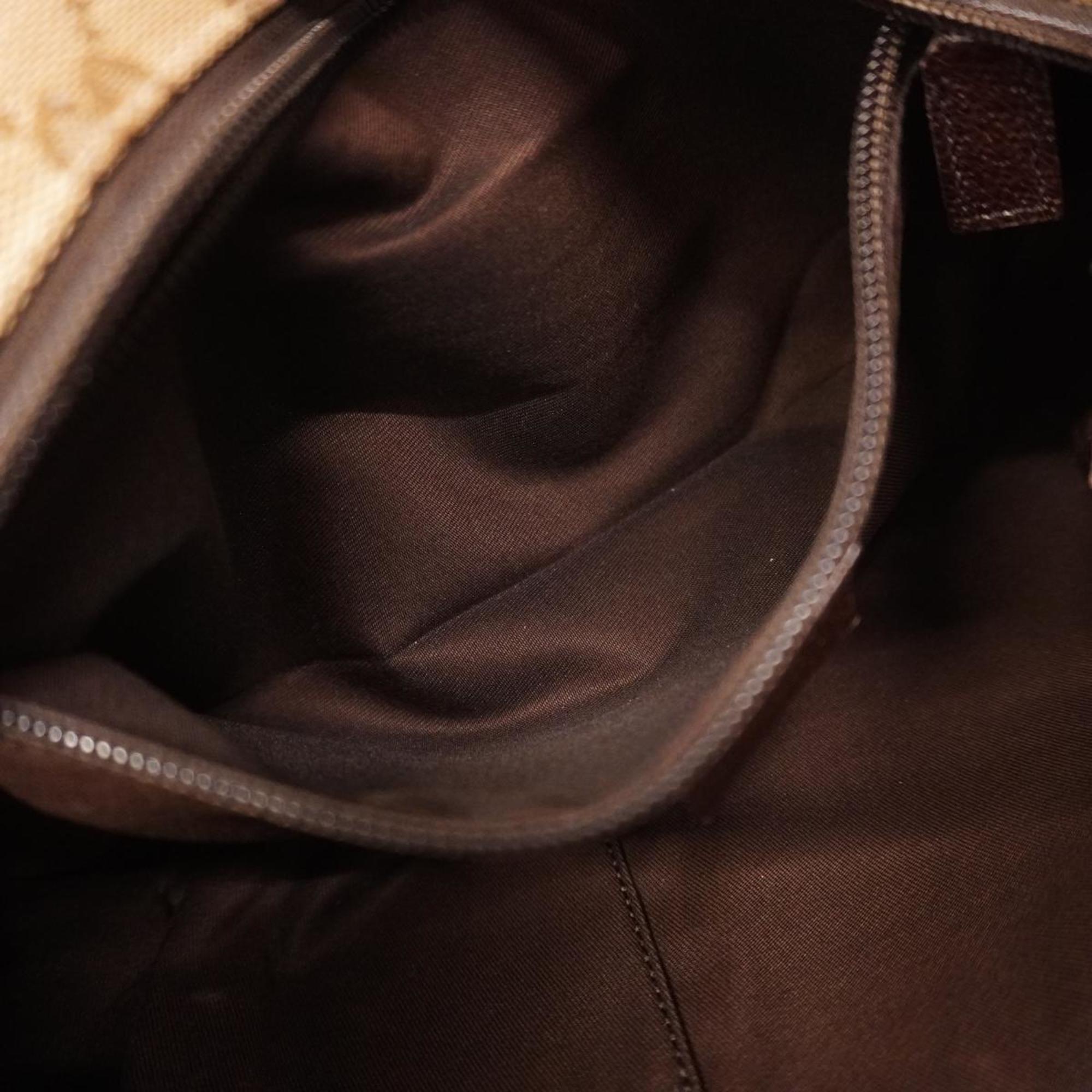 Gucci Shoulder Bag GG Canvas Sherry Line 189749 Brown Women's