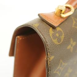 Louis Vuitton Handbag Monogram Monceau 28 M51185 Brown Ladies