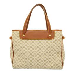 Celine handbag macadam nylon canvas brown ladies