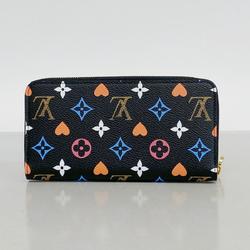 Louis Vuitton Long Wallet Game On Monogram Zippy M80323 Noir Ladies
