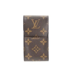 LOUIS VUITTON Louis Vuitton Monogram Cigarette Case Brown M63024 Women's Canvas Accessories