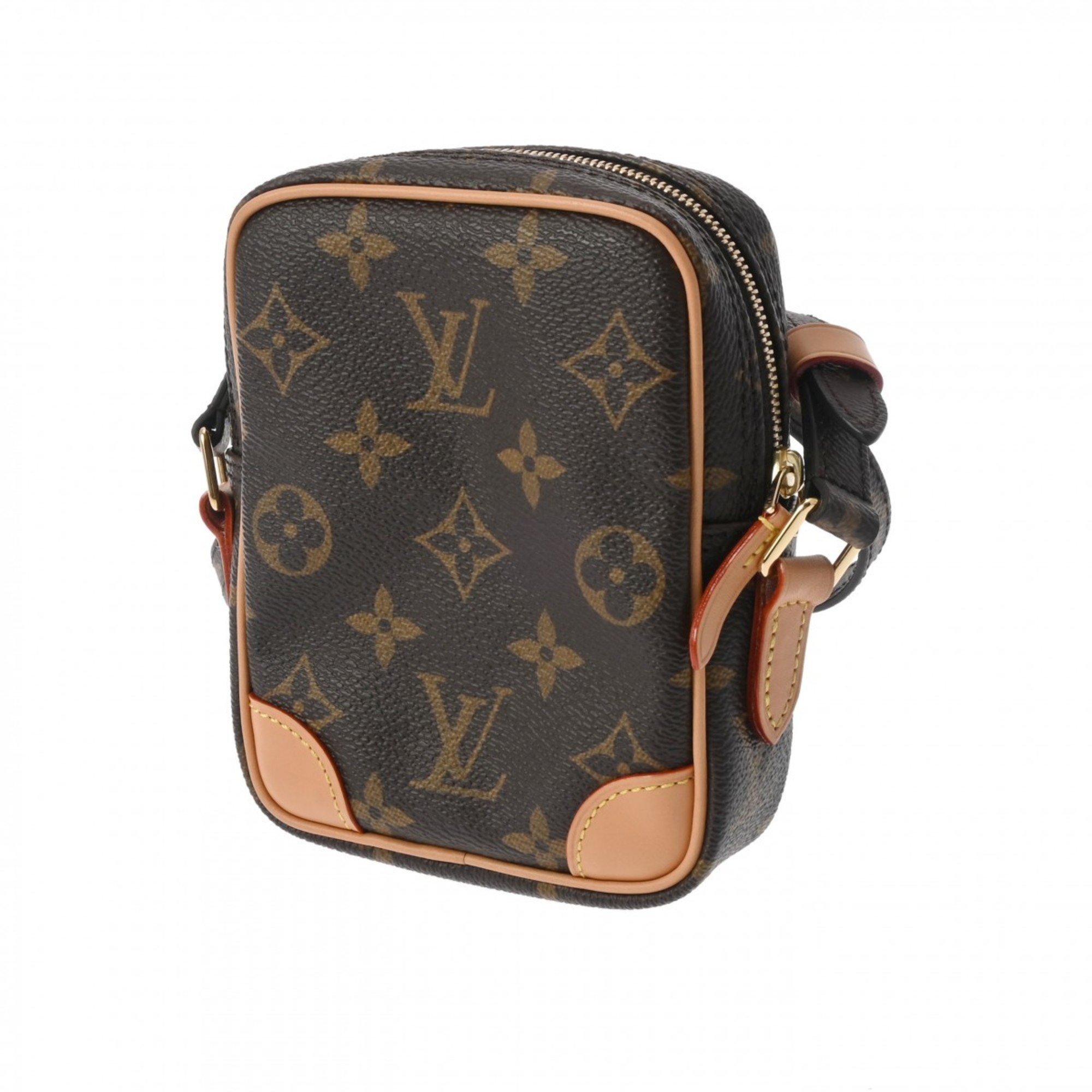 LOUIS VUITTON Louis Vuitton Monogram Game On Collection Panam Set Brown M57450 Women's Canvas Shoulder Bag