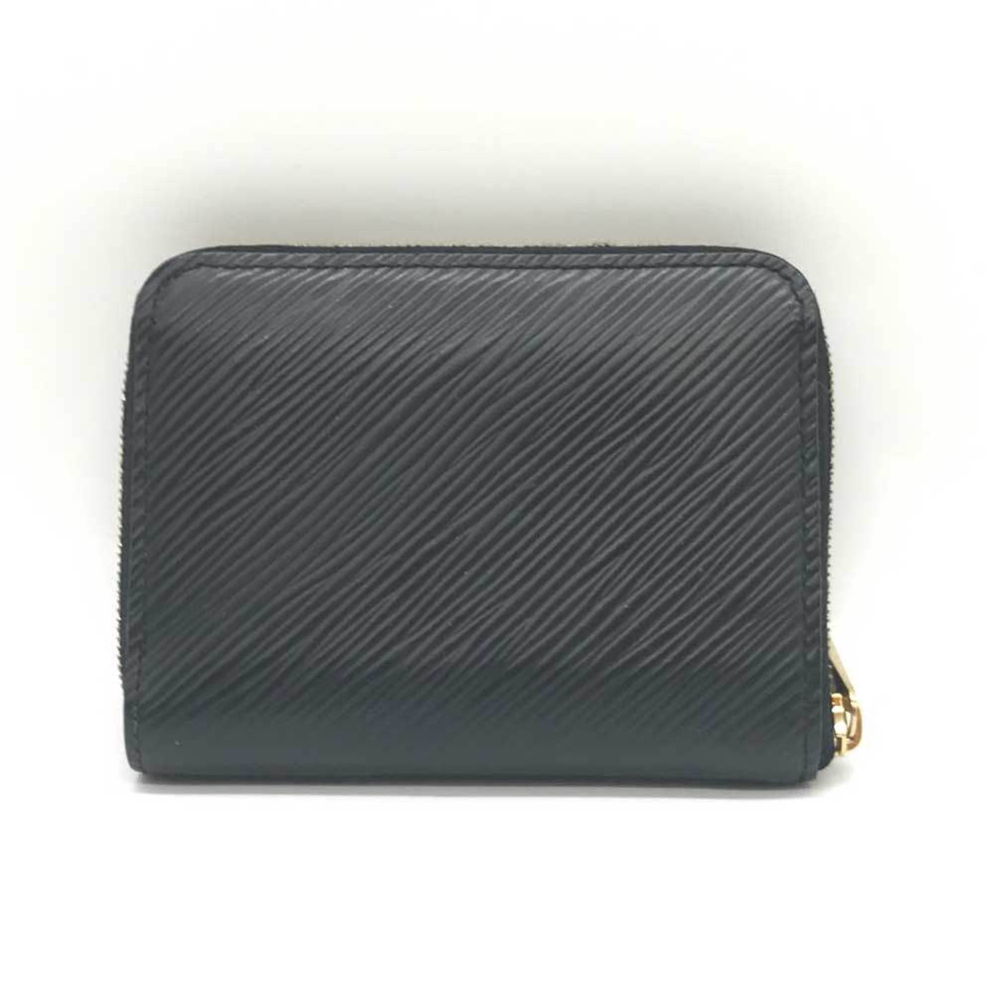 Louis Vuitton Epi Love Lock Wallet/Coin Case Zippy Coin Purse Black M63993 LOUISVUITTON