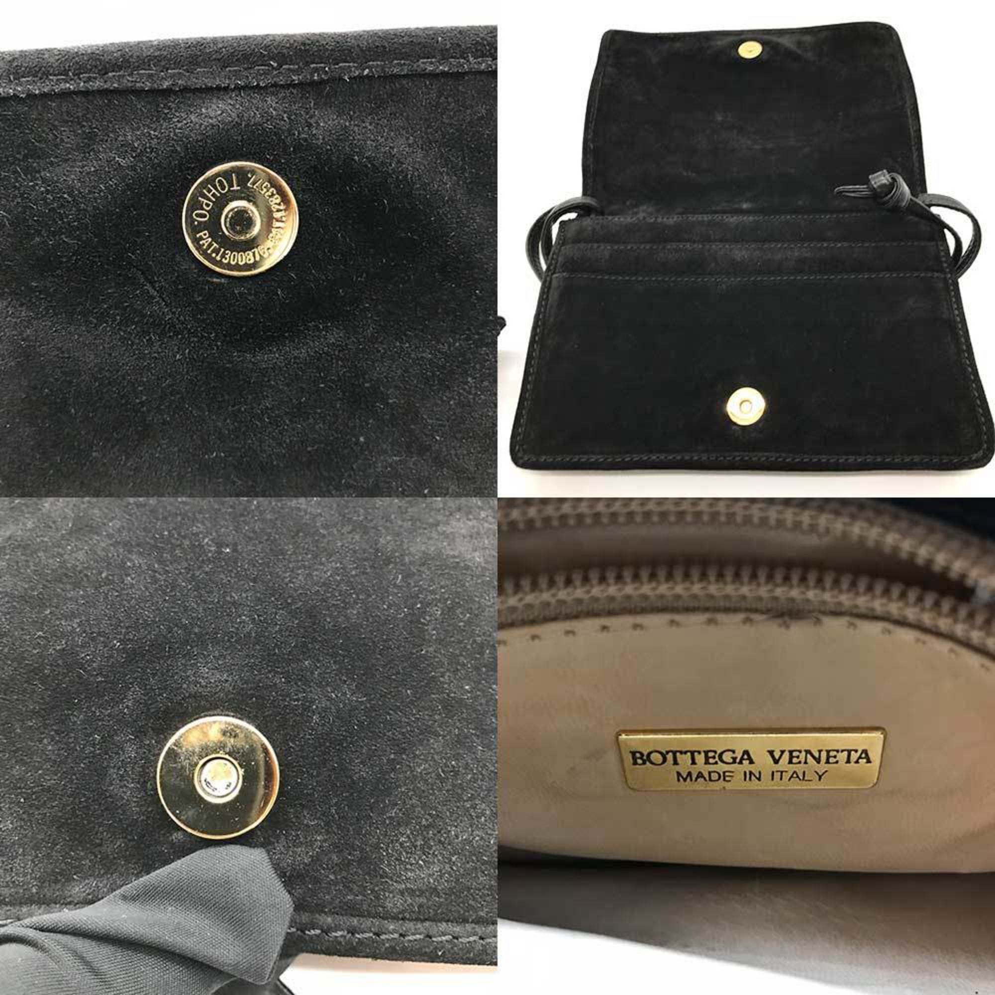 Bottega Veneta Shoulder Bag Intrecciato Suede