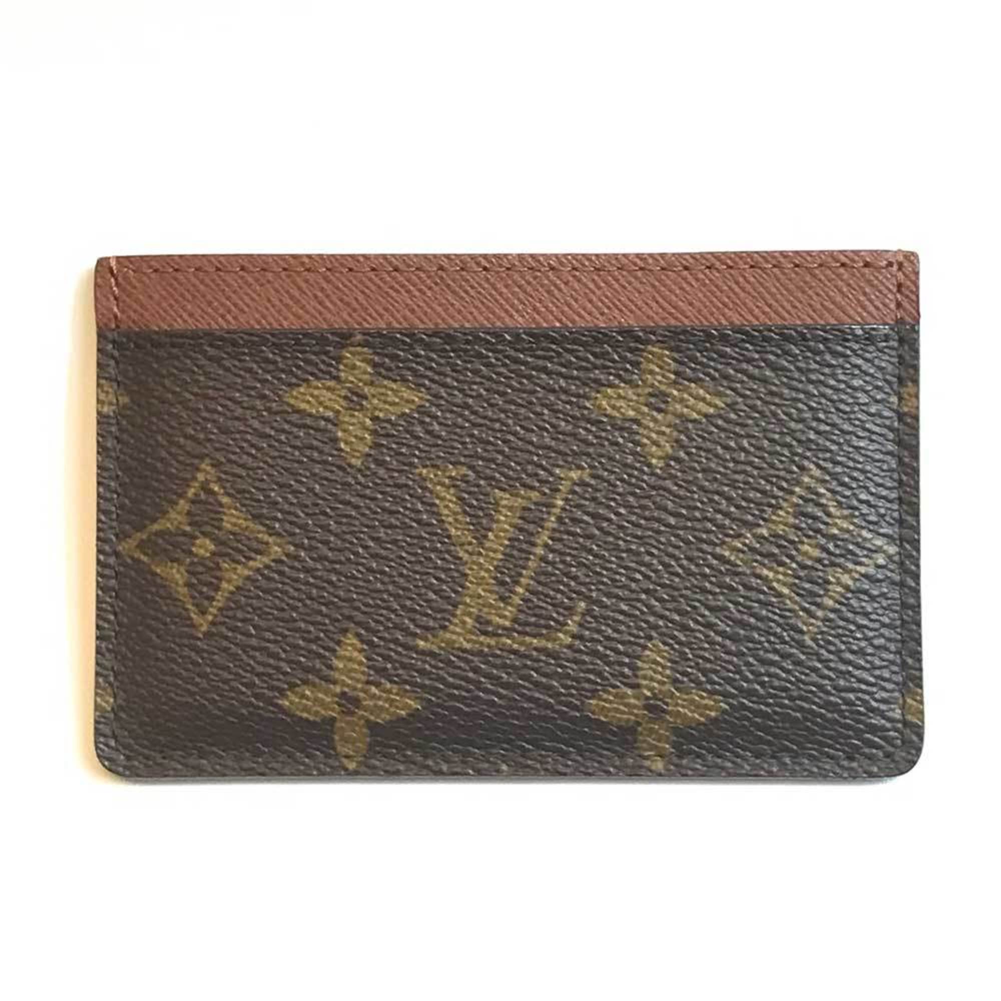 Louis Vuitton Business Card Holder/Card Case Porte Carte Sample Monogram M61733 LOUIS VUITTON