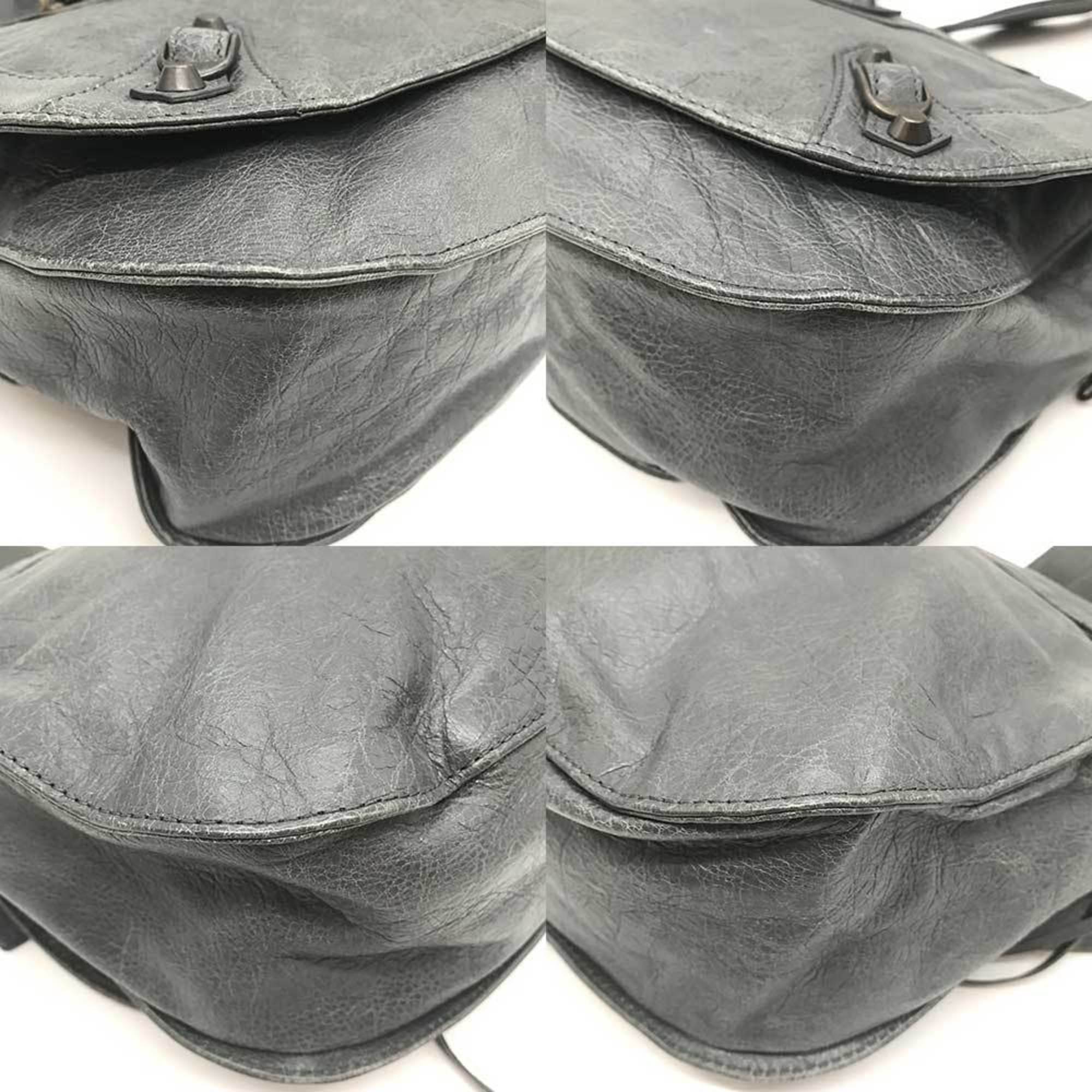 Balenciaga Classic Neofolk Shoulder Bag Leather 285346 Flap BALENCIAGA