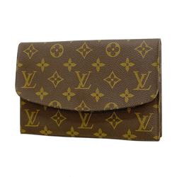 Louis Vuitton Clutch Bag Monogram Pochette Lava 20 M51935 Brown Women's