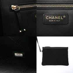 CHANEL Chanel Matelasse Chain Tote Black Champagne - Women's Leather Handbag