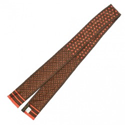 LOUIS VUITTON Louis Vuitton Bandeau Monogram Orange/Brown M72071 Women's 100% Silk Scarf Muffler