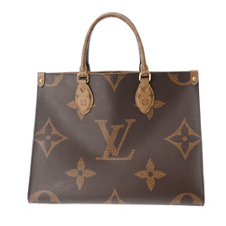 LOUIS VUITTON Louis Vuitton Monogram Giant On the Go MM Tote Brown M45321 Women's Reverse Canvas Handbag