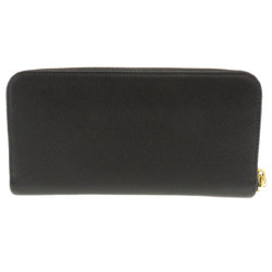 Prada motif long wallet leather women's PRADA