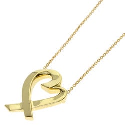 Tiffany Loving Heart Necklace, 18K Yellow Gold, Women's, TIFFANY&Co.