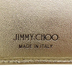 Jimmy Choo Star Motif Bi-fold Wallet Leather Women's