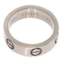 Cartier Love Ring #53 Ring, K18 White Gold, Women's, CARTIER