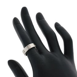 Cartier Love Ring #49 Ring, K18 White Gold, Women's CARTIER