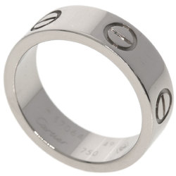 Cartier Love Ring #49 Ring, K18 White Gold, Women's CARTIER