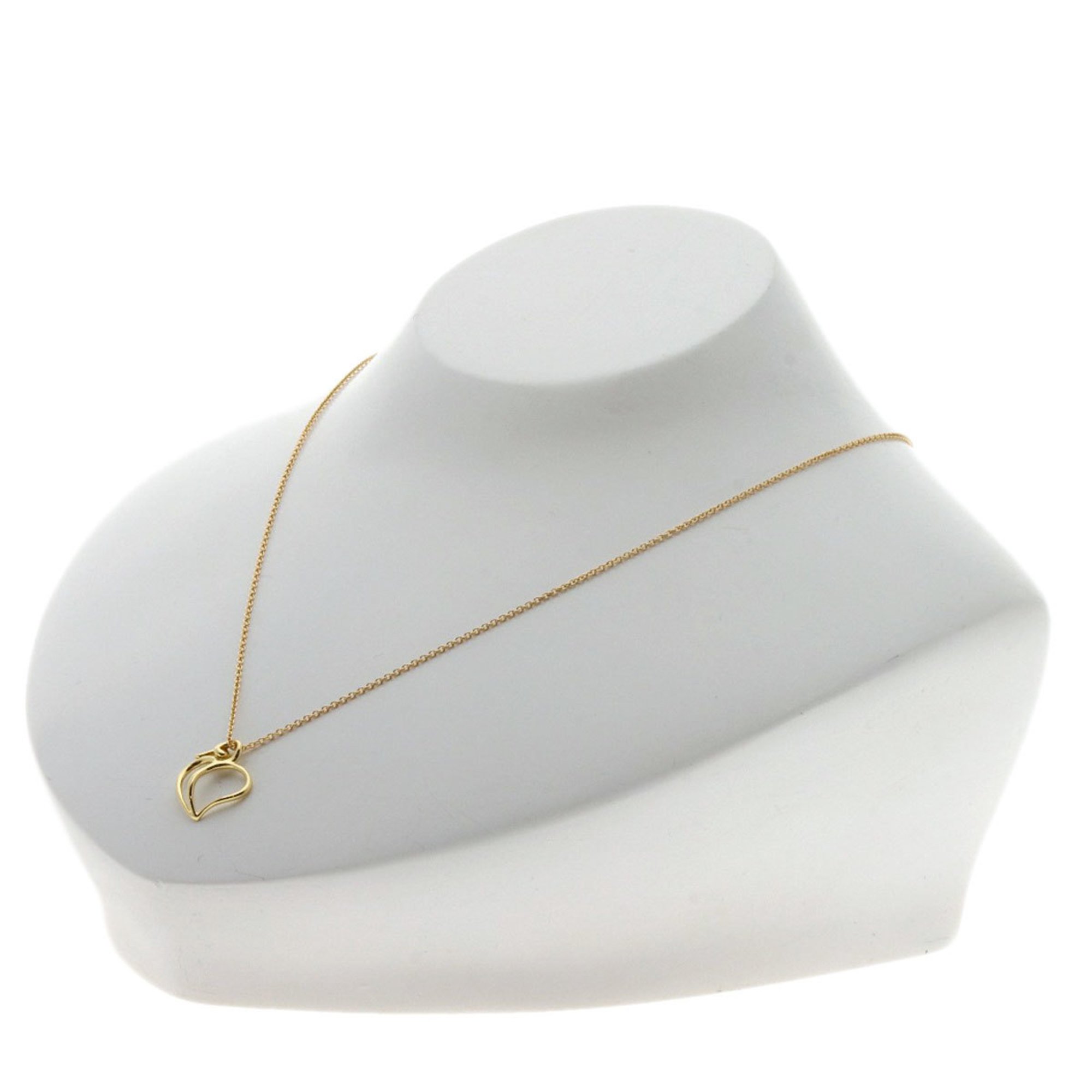 Tiffany & Co. Apple Heart Necklace, 18K Yellow Gold, Women's, TIFFANY