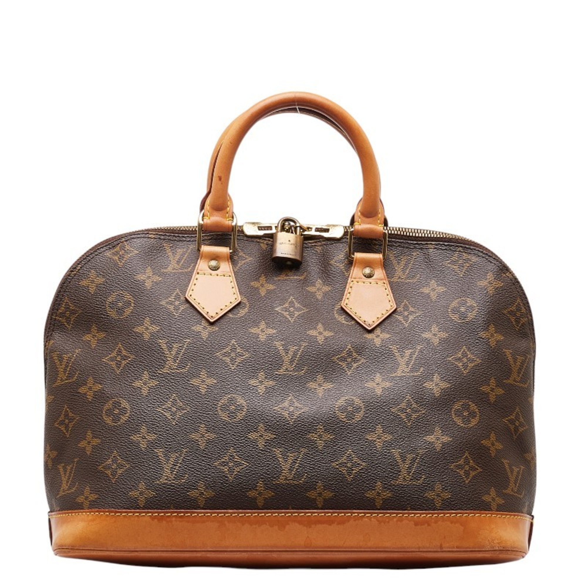 Louis Vuitton Monogram Alma PM Handbag M51130 Brown PVC Leather Women's LOUIS VUITTON