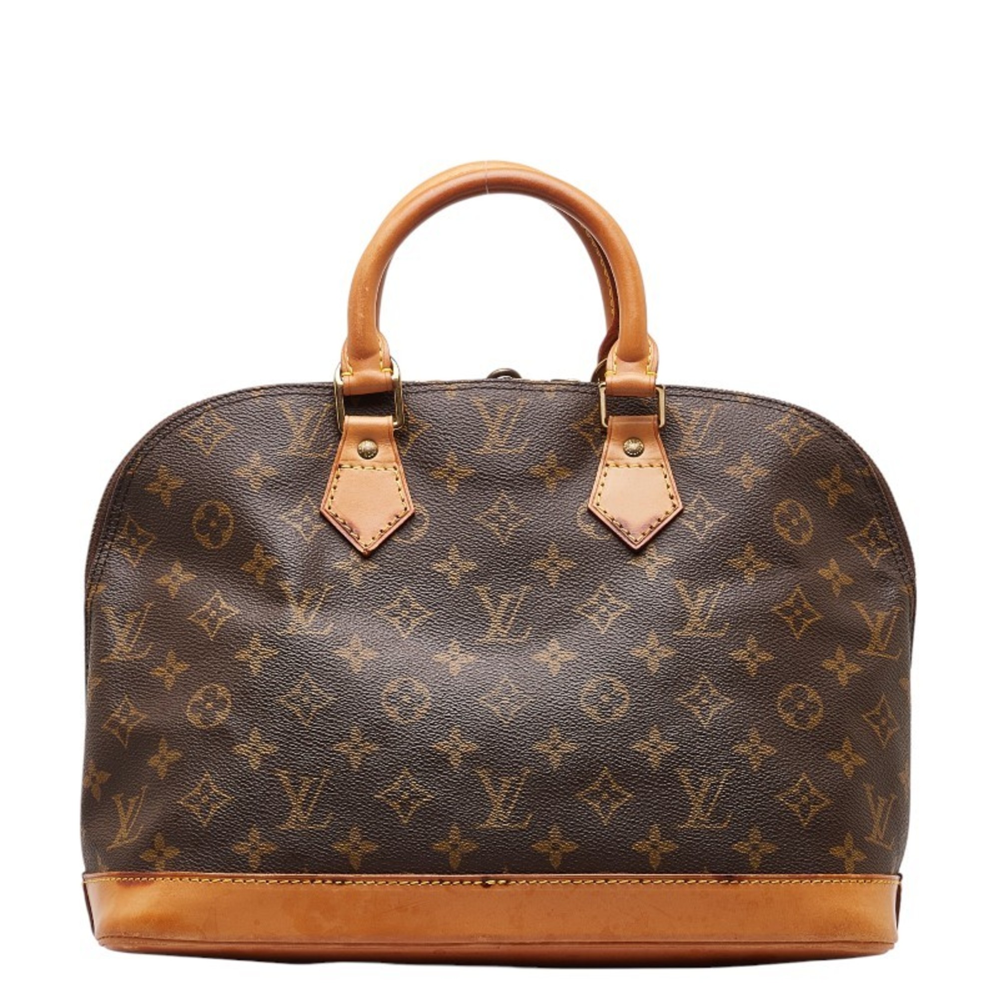 Louis Vuitton Monogram Alma PM Handbag M51130 Brown PVC Leather Women's LOUIS VUITTON