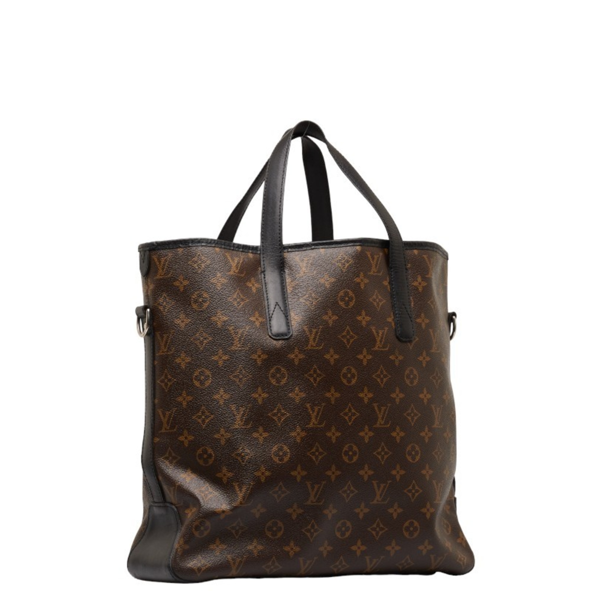 Louis Vuitton Monogram Macassar Davis Tote Bag Shoulder M56708 Brown PVC Leather Women's LOUIS VUITTON