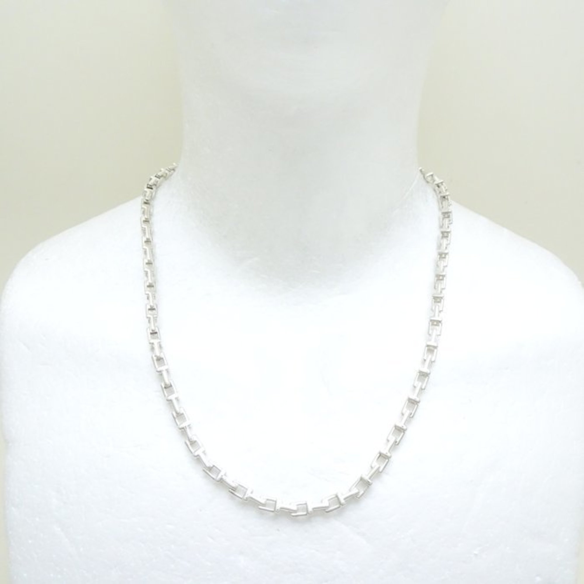 TIFFANY&Co. Tiffany T-Chain Necklace 50cm Silver 925 291645