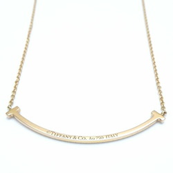 TIFFANY&Co. Tiffany T Smile Necklace Small Diamond 750PG Pink Gold K18RG Rose 291646
