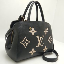 LOUIS VUITTON Louis Vuitton Montaigne BB M45778 Handbag Monogram Empreinte Noir 251646