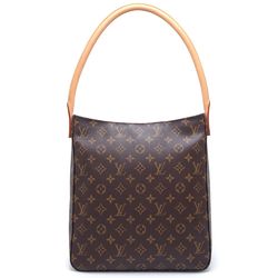 LOUIS VUITTON Louis Vuitton Monogram Looping GM M51145 Shoulder Bag Brown 351145