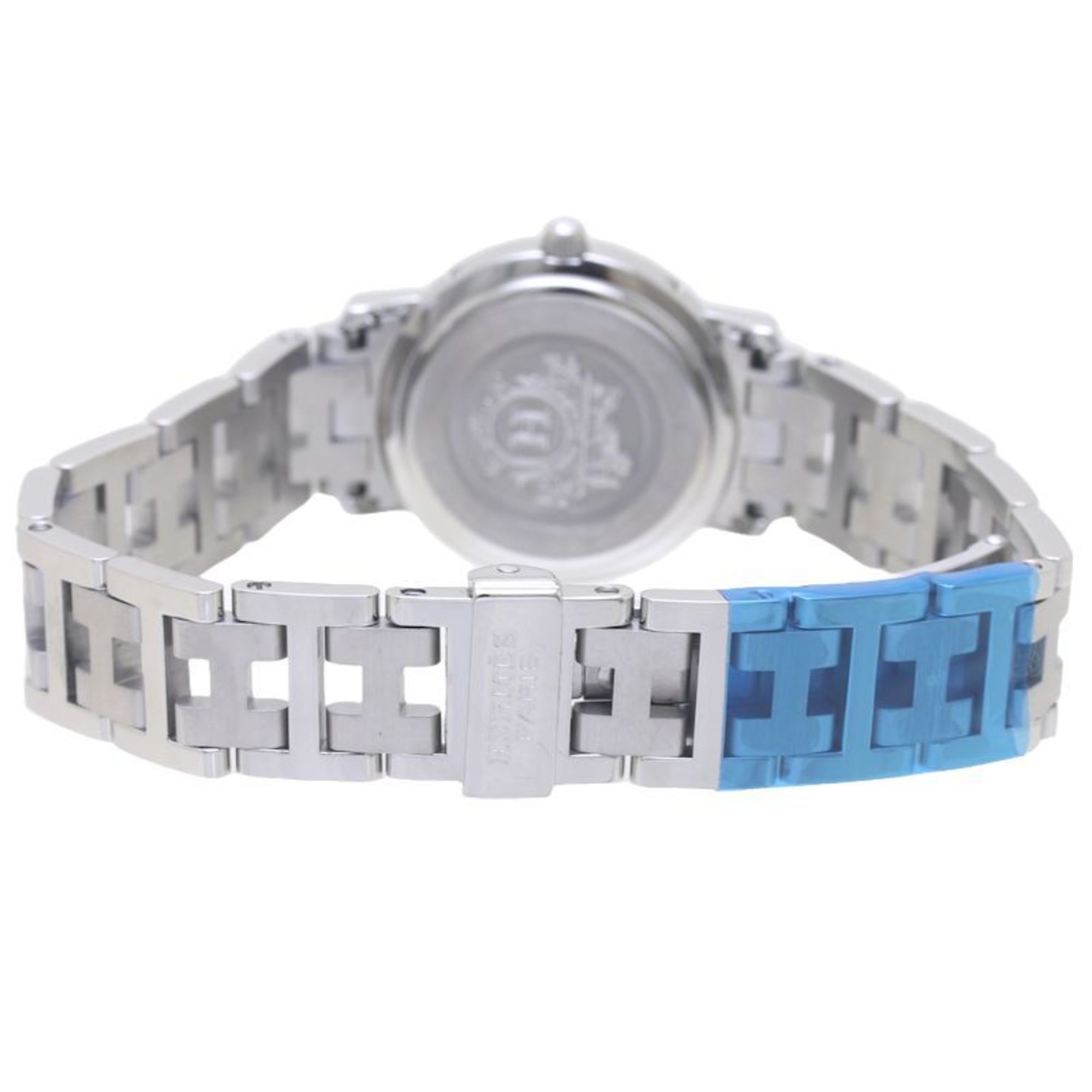 HERMES Clipper CL4.210.431 3758 Old Buckle Stainless Steel Ladies 130123 Watch