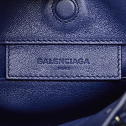 Balenciaga Paper Handbag Shoulder Bag 357333 Blue Leather Women's BALENCIAGA
