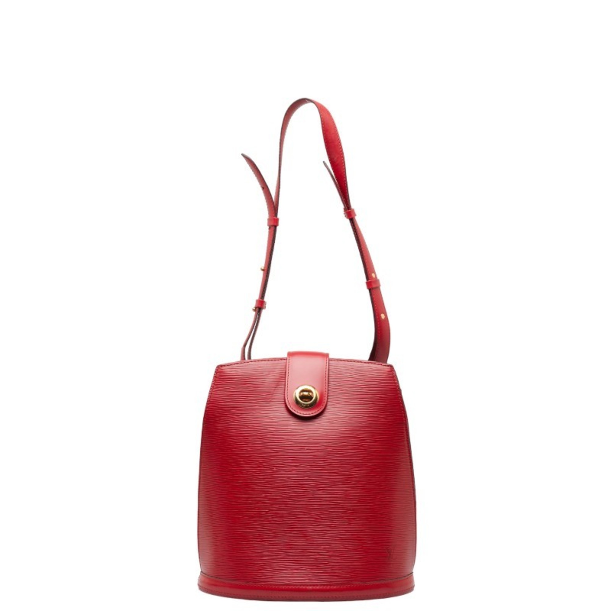 Louis Vuitton Epi Cluny Shoulder Bag M52257 Castilian Red Leather Women's LOUIS VUITTON