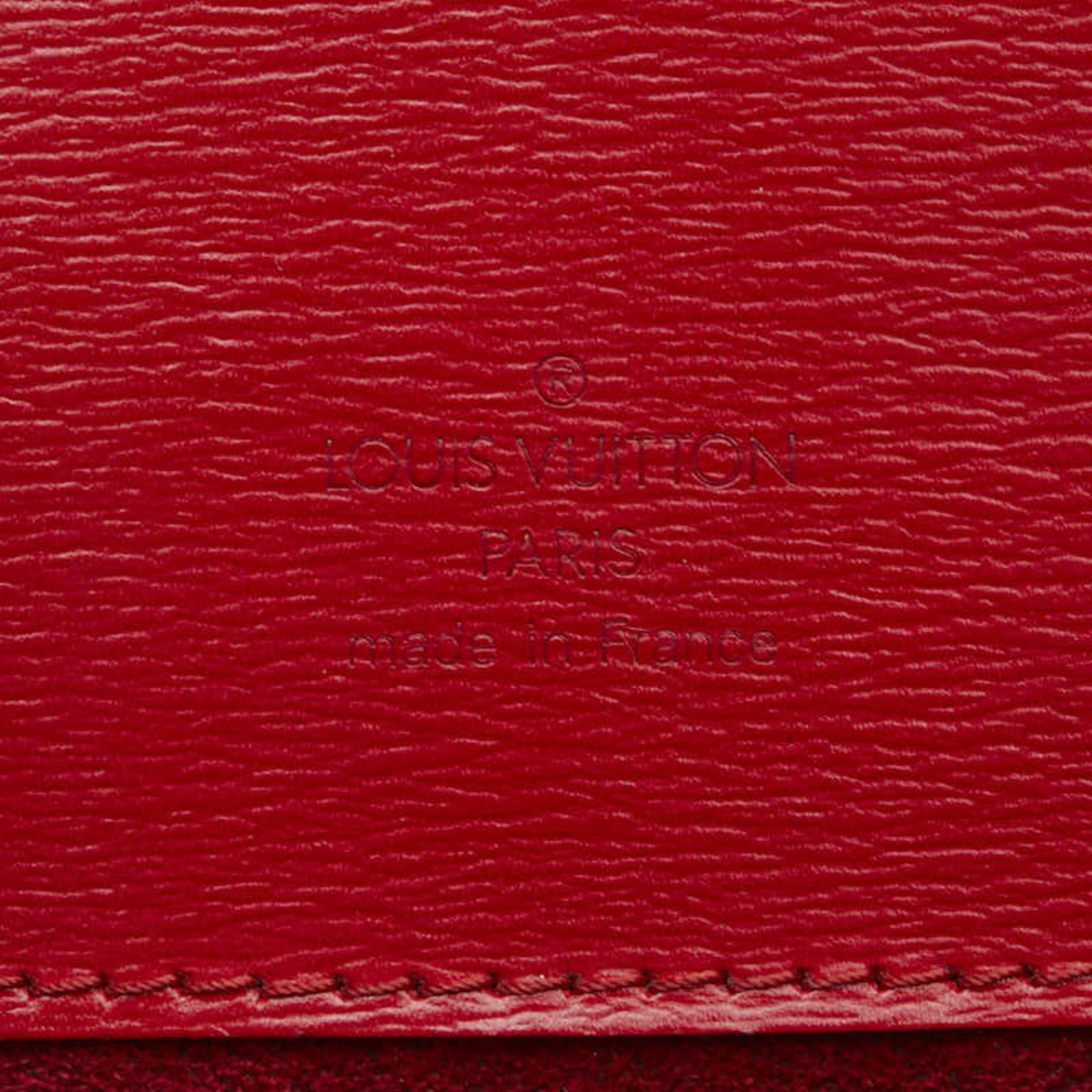 Louis Vuitton Epi Cluny Shoulder Bag M52257 Castilian Red Leather Women's LOUIS VUITTON