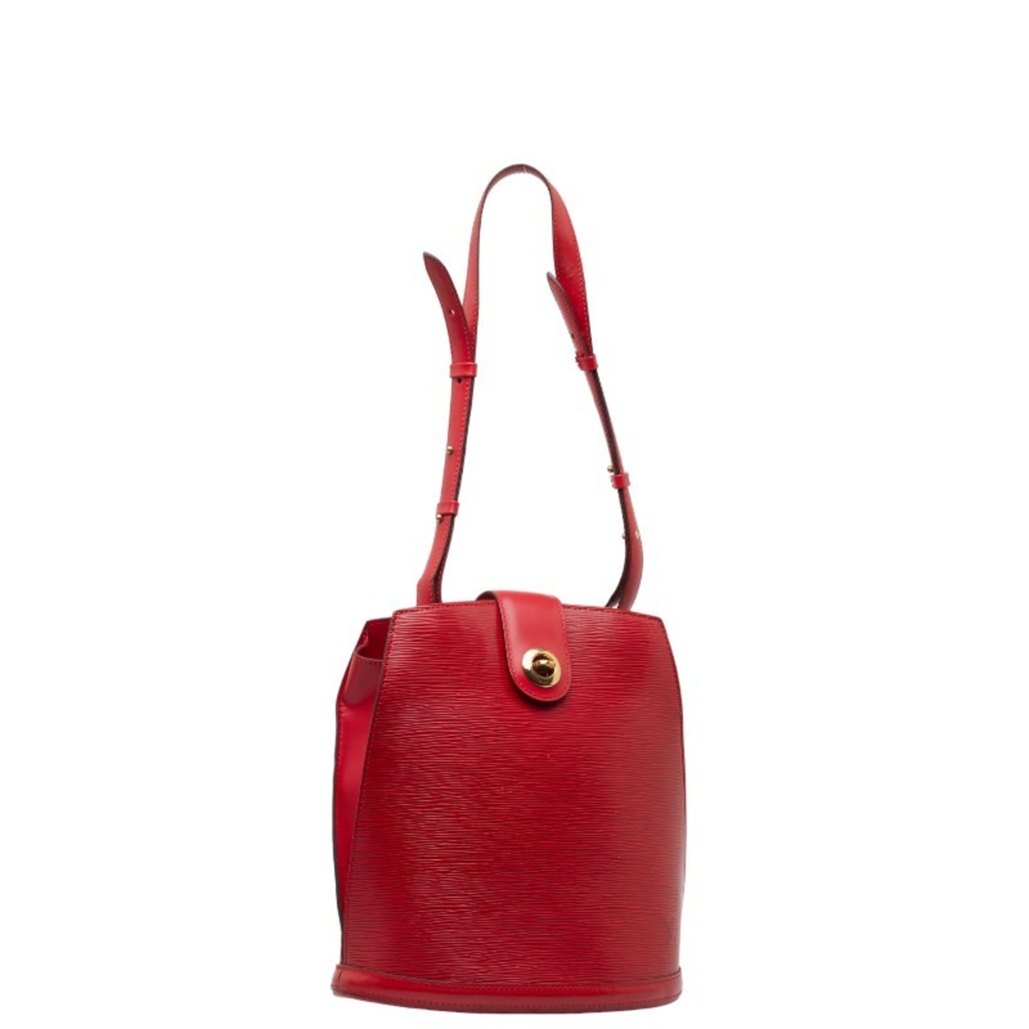 Louis Vuitton Epi Cluny Shoulder Bag M52257 Castilian Red Leather Women's LOUIS VUITTON