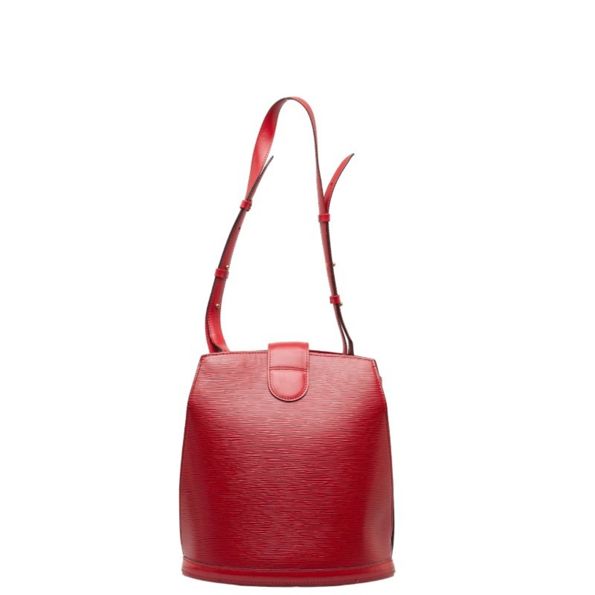 Louis Vuitton Epi Cluny Shoulder Bag M52257 Castilian Red Leather Women's LOUIS VUITTON