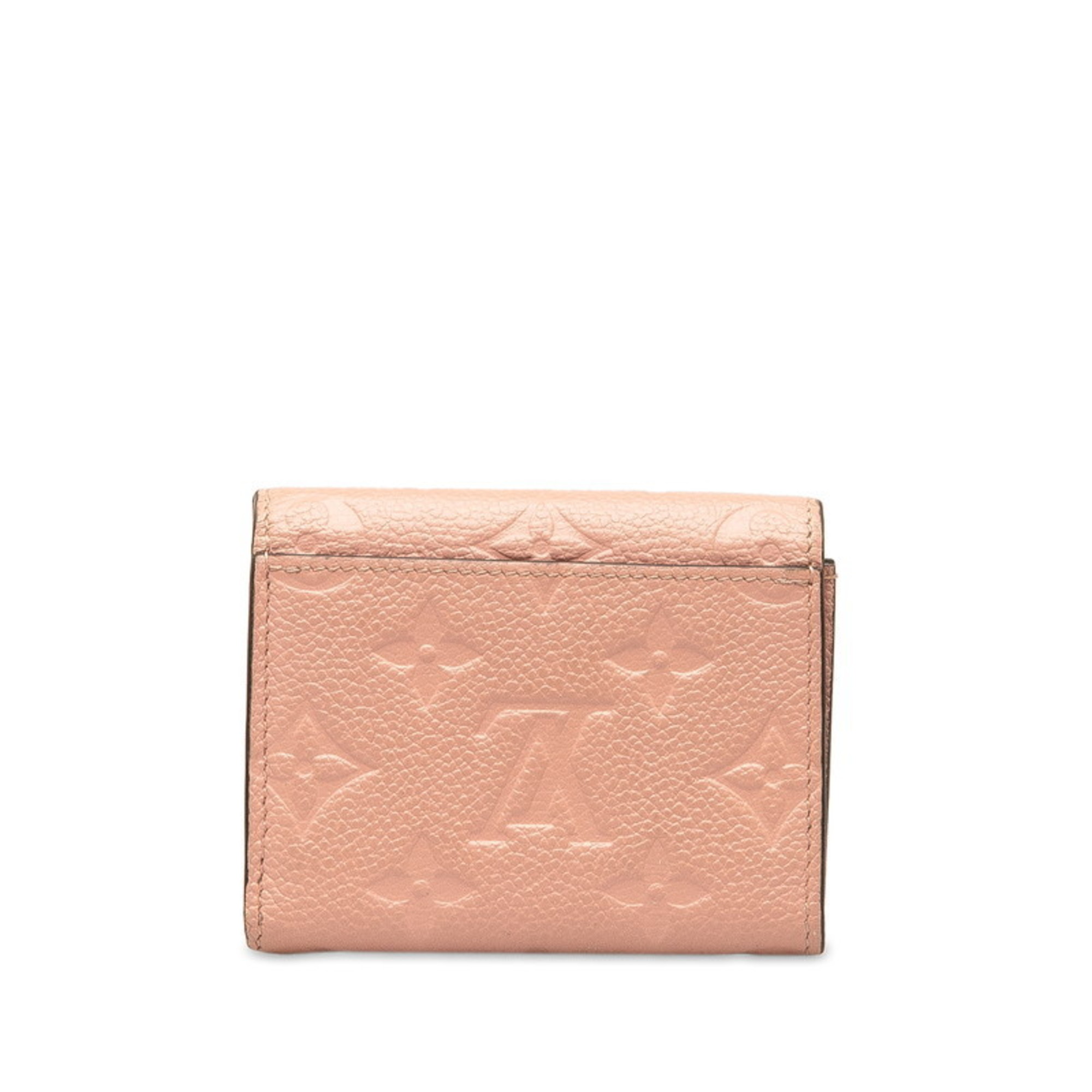 Louis Vuitton Monogram Empreinte Portefeuille Zoe Bi-fold Wallet M62936 Rose Poodle Pink Leather Women's LOUIS VUITTON