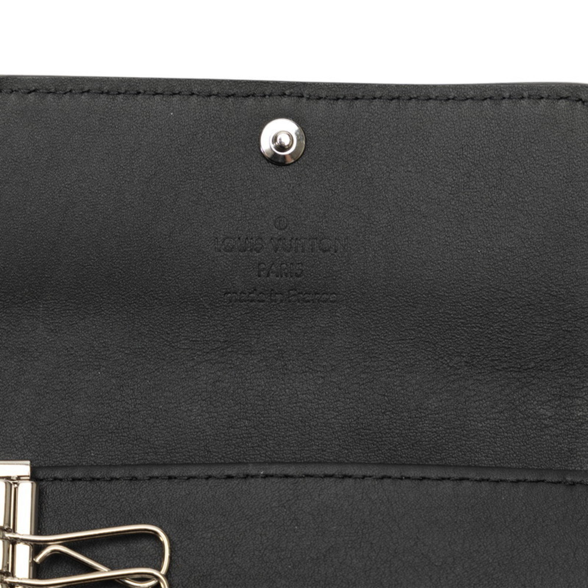 Louis Vuitton Monogram Taurillon Multicle 6 Key Case M82604 Noir Black Leather Men's LOUIS VUITTON