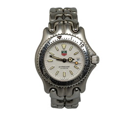 TAG Heuer Professional 200 Watch S99.015 Quartz White Dial Stainless Steel Ladies HEUER