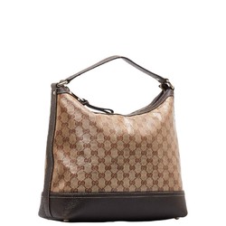 Gucci GG Crystal Bag Handbag 336650 Brown PVC Leather Women's GUCCI