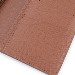 Louis Vuitton Long Wallet Bi-fold Men's Monogram Portefeuille Brazza Brown Cool M66540 LOUIS VUITTON T4518