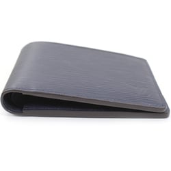 Louis Vuitton Wallet Bi-fold Billfold Portefeuille Multiple Epi Blue Marine Navy Men's M61825 LOUIS VUITTON Compact T4511