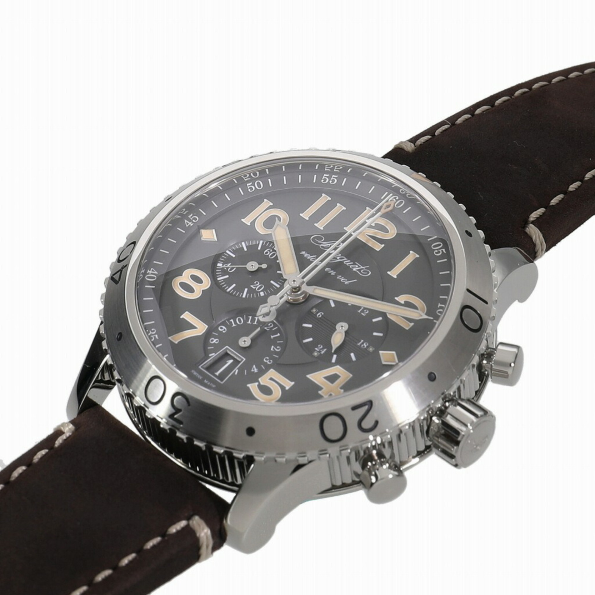 Breguet Type XXI 3817ST/X2/3ZU Grey Men's Watch
