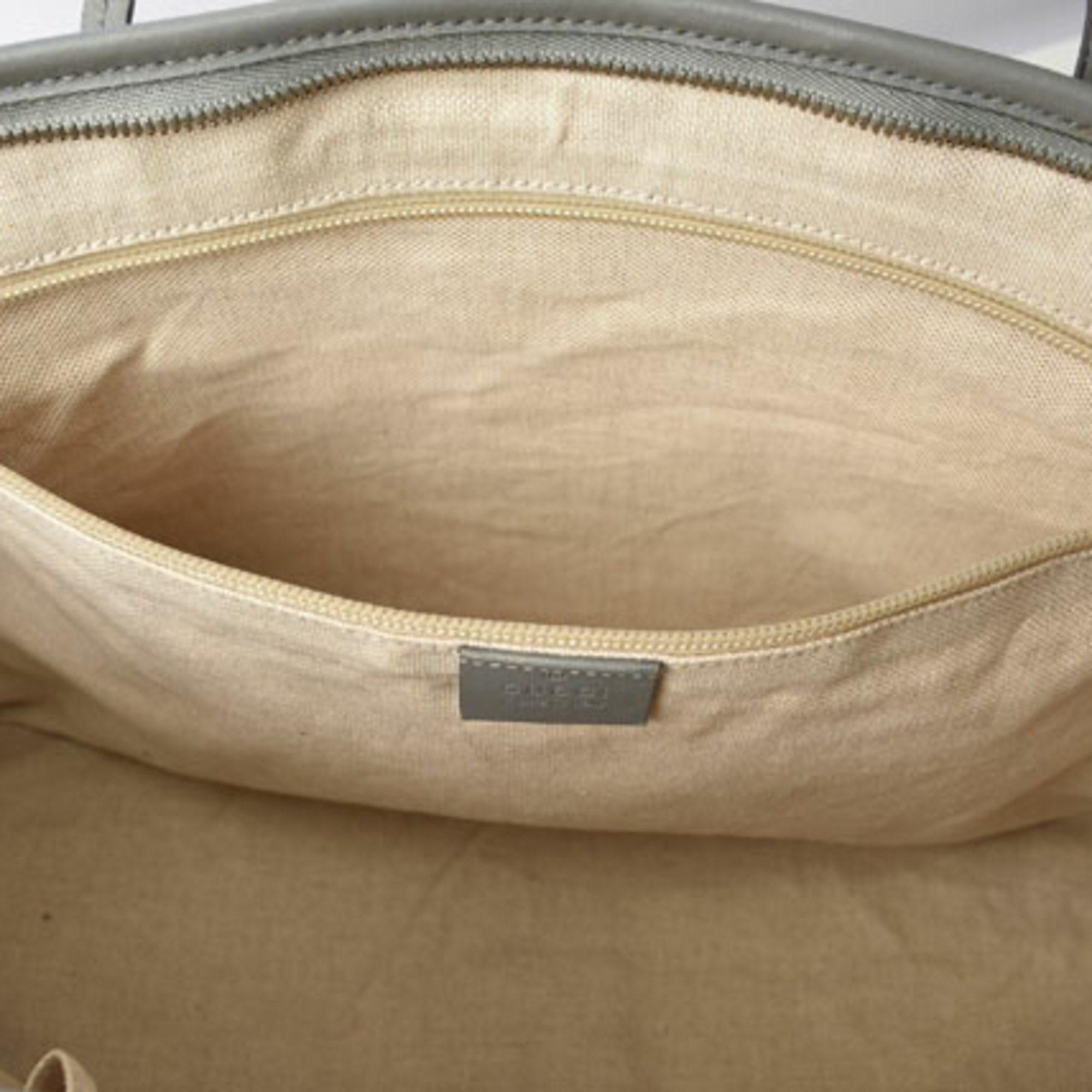 Gucci Tote Bag Shoulder GUCCI GG Supreme Canvas Medium Light Gray Beige 353437